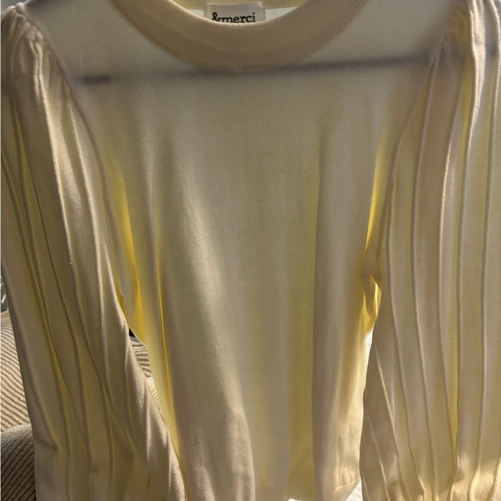 Cream Women's Top